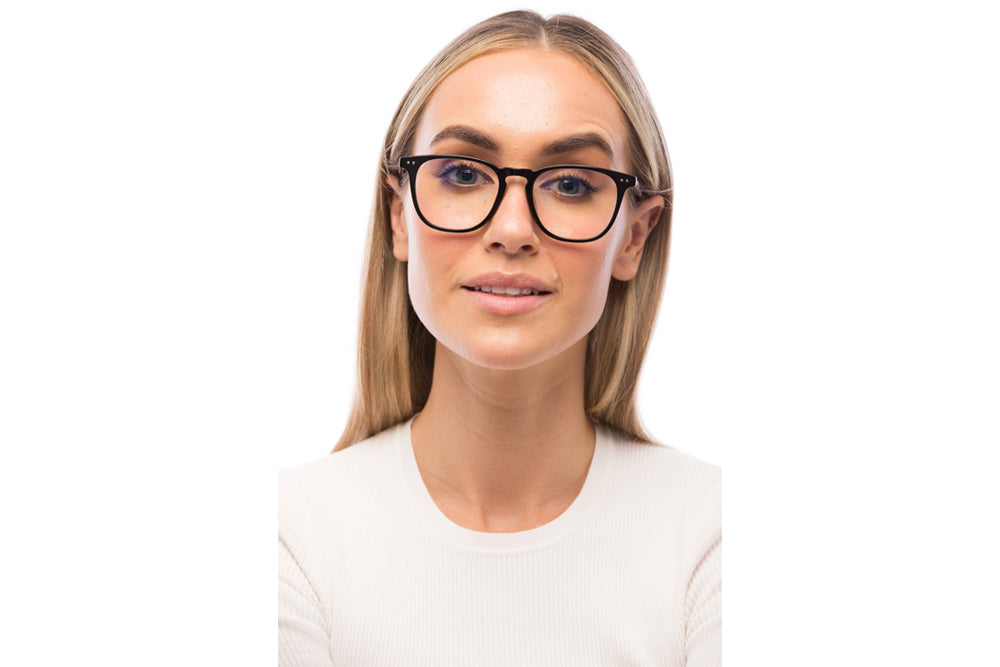 Woman Wearing Parker Computer Glasses