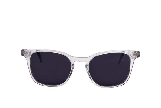 Crystal Sunglasses Readers (Grey) Front View