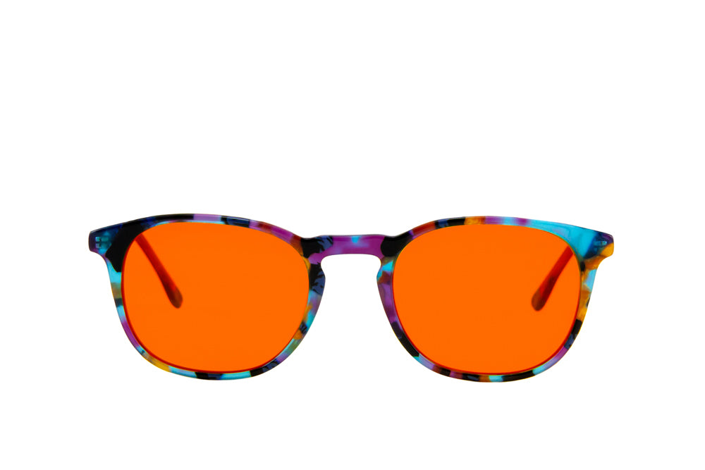 Elsa Blue Light Blocking Glasses Prescription Front View