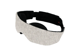 Cotton Blackout Sleep Mask on angle