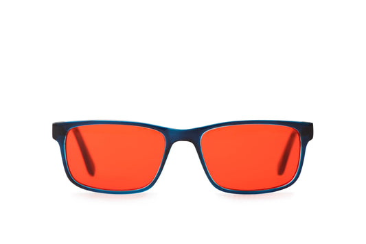 Theo Blue Light Blocking Glasses Readers Front View